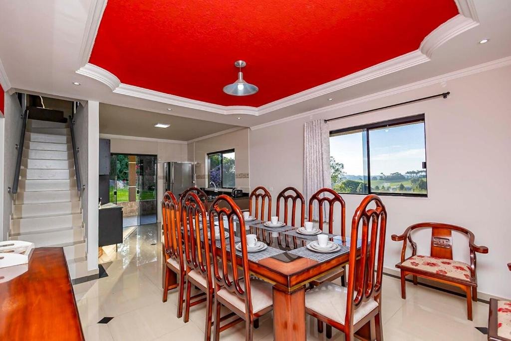 Sala de jantar para grupos grandes