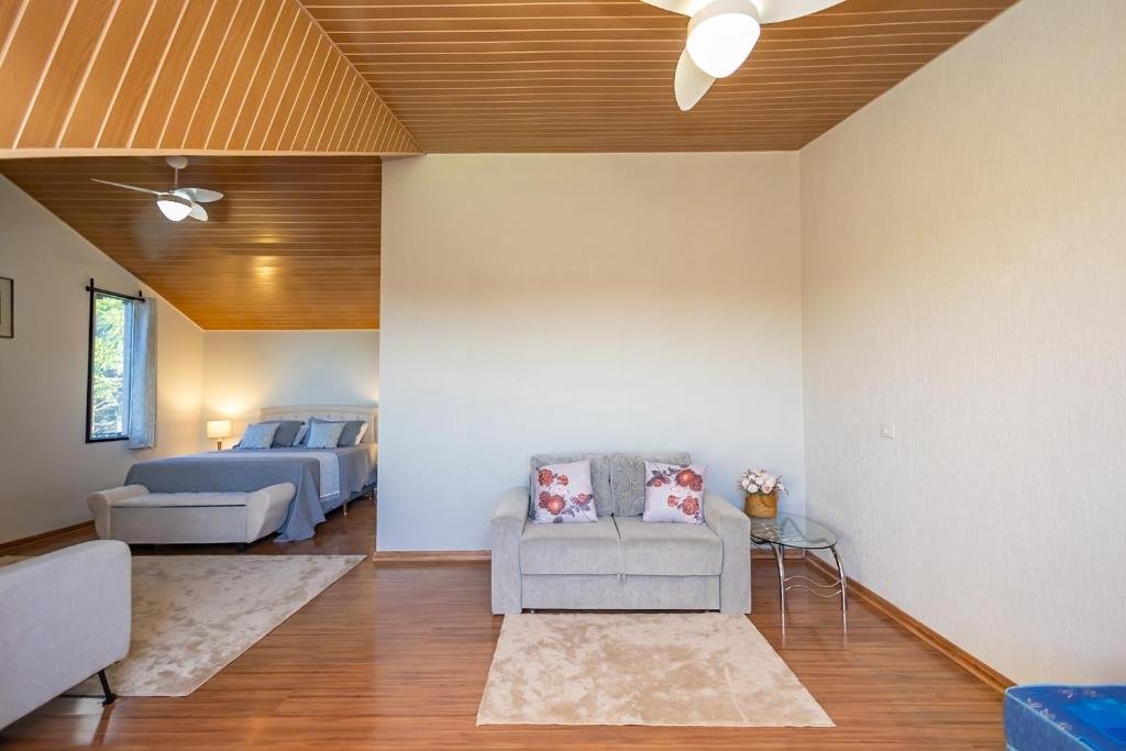Suíte com sala de estar integrada